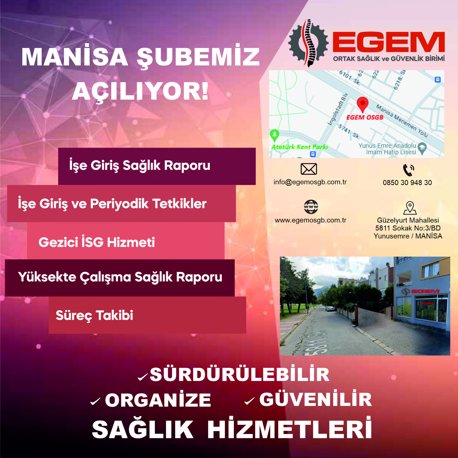 Egem OSGB, İzmir'den Manisa'ya Uzanan Sağlık Hizmetlerine Yeni Bir Soluk Katıyor!